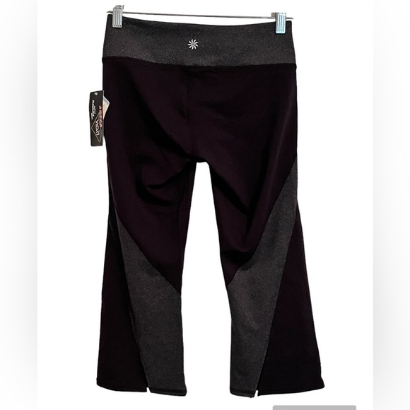 NWT Athleta Ananda Split Crop Yoga Leggings sz XSP - Picture 3 of 4